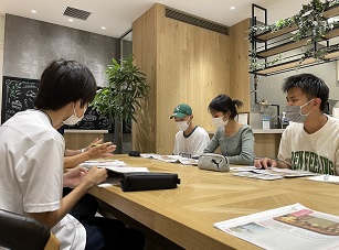 職員による高石市の説明
