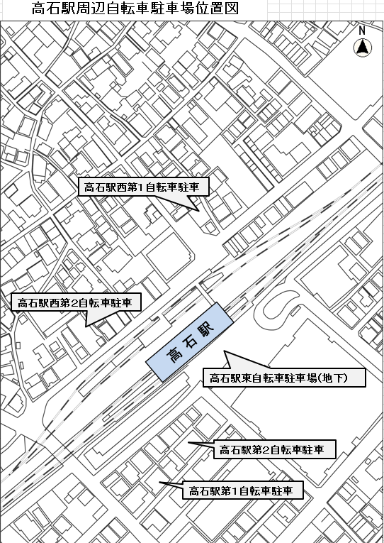 地図(高石駅付近)