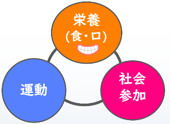 フレイル予防の3本柱