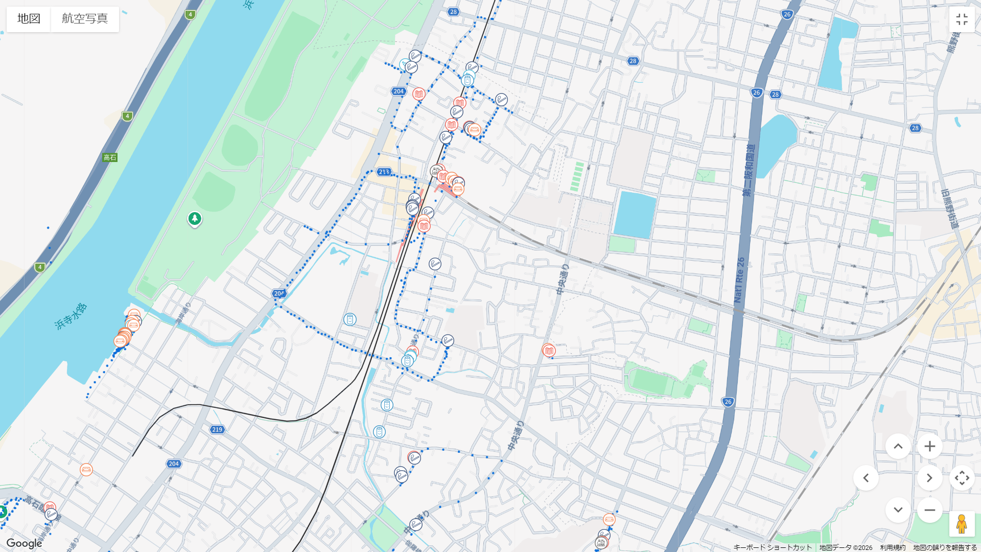 羽衣駅周辺