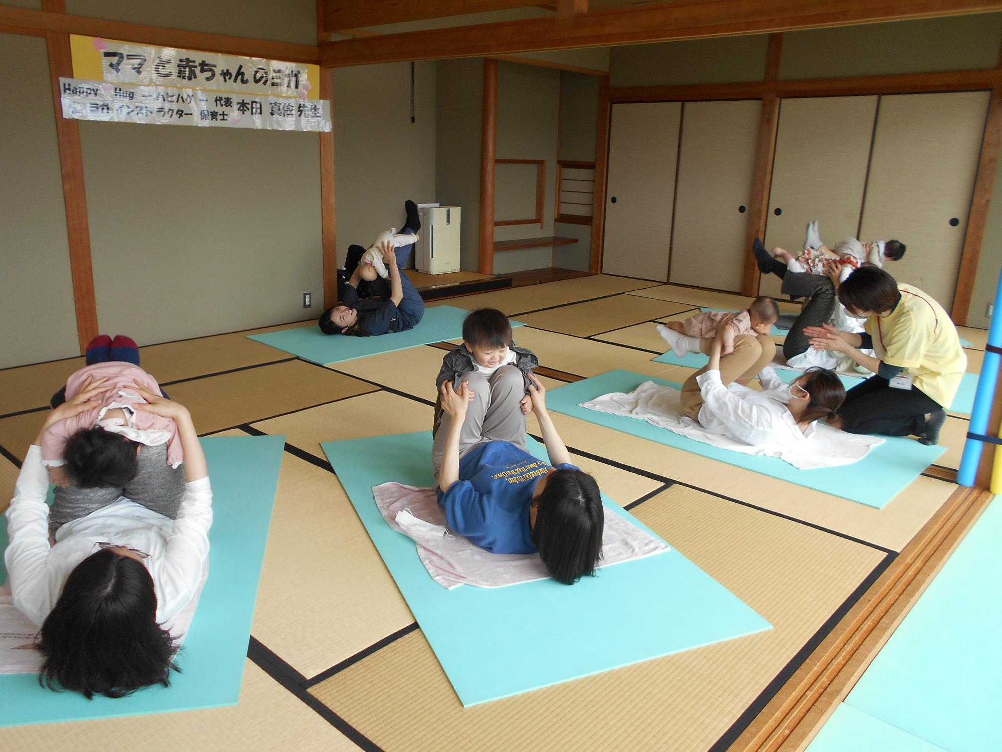 ヨガの様子