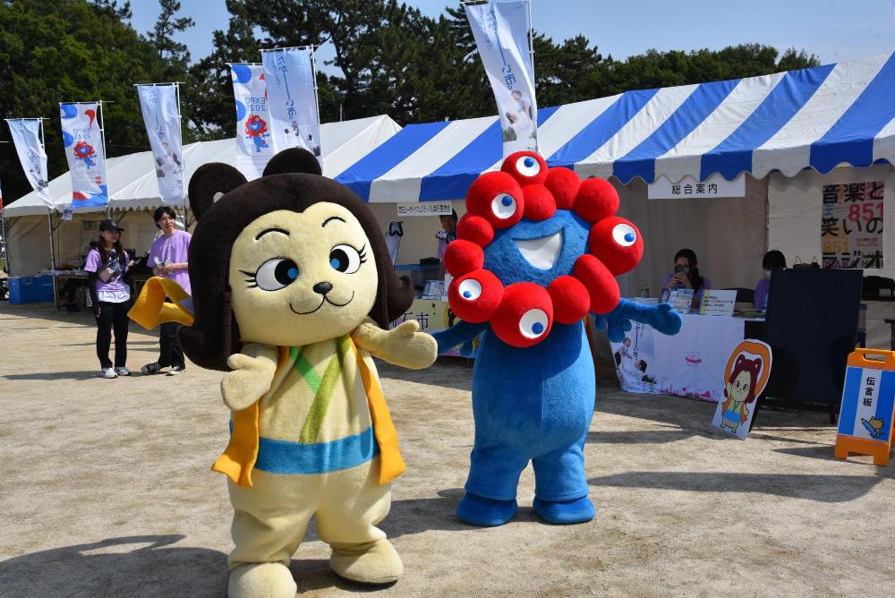 ミャクミャクイベント出演の様子