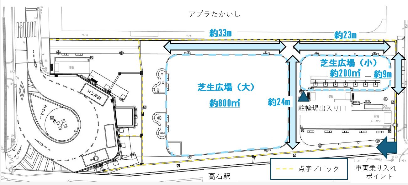 駅前広場寸法