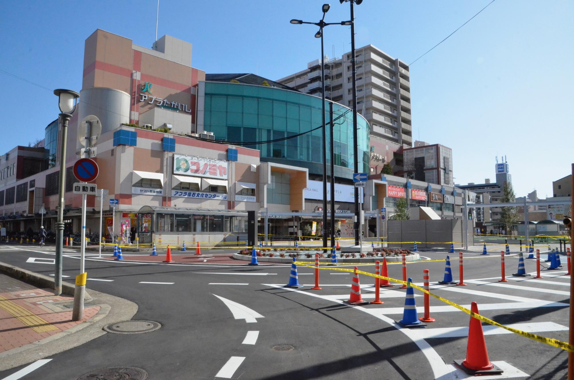 高石駅前広場（東側）ロータリー