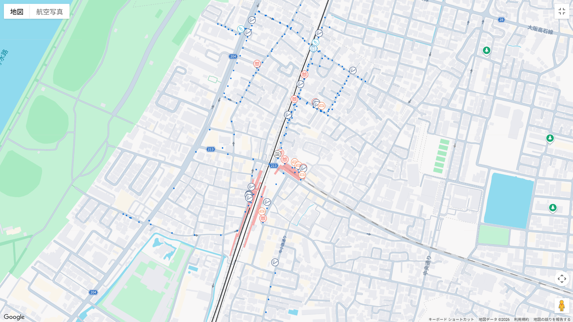 羽衣駅周辺