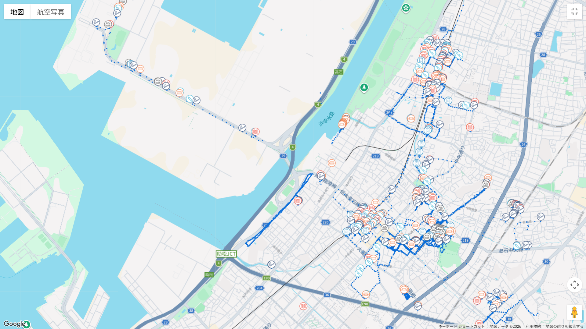 ごみゼロ　活動実績　高石市全域